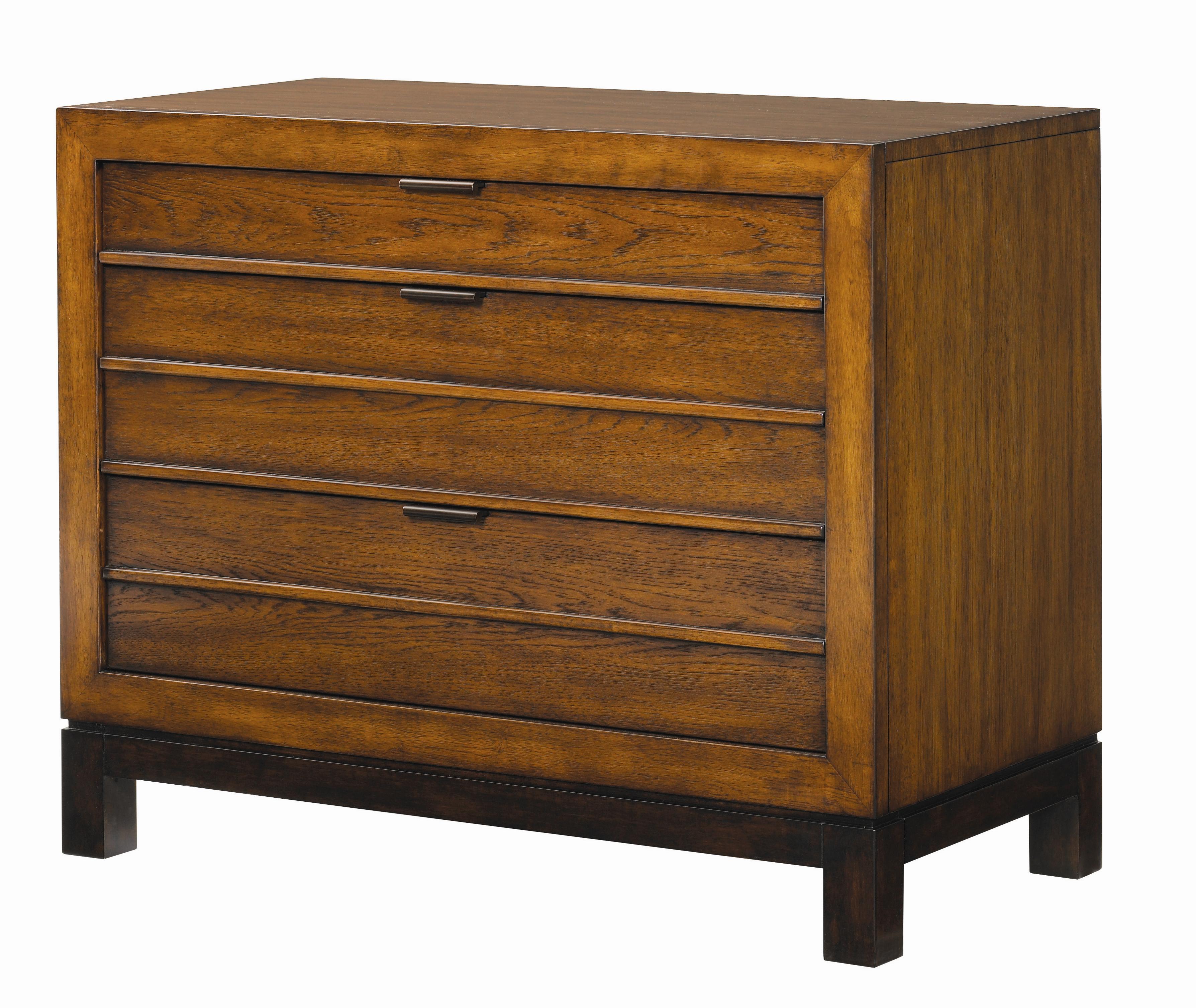 Tommy Bahama Home Ocean Club 321184587 Three Drawer Coral Nightstand